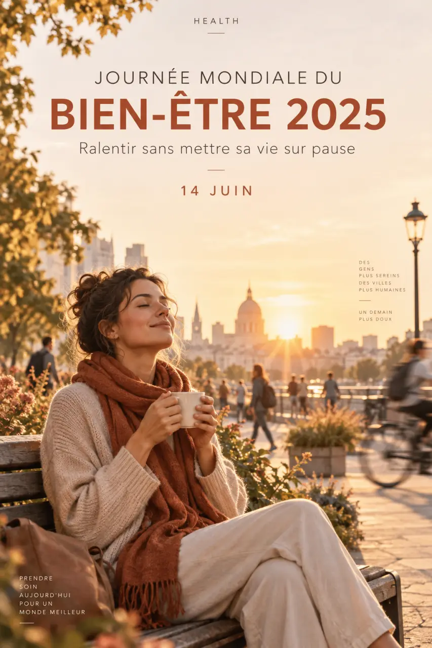 Journée mondiale du bien-être 2025 : ralentir sans mettre sa vie sur pause le 14 juin