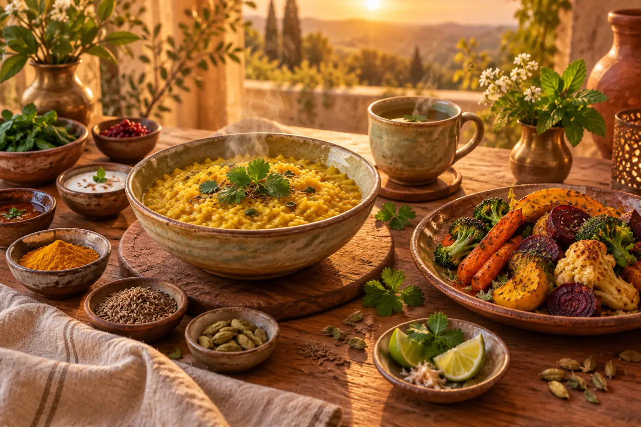 L’alimentation ayurvédique adapte les repas à la digestion et au dosha