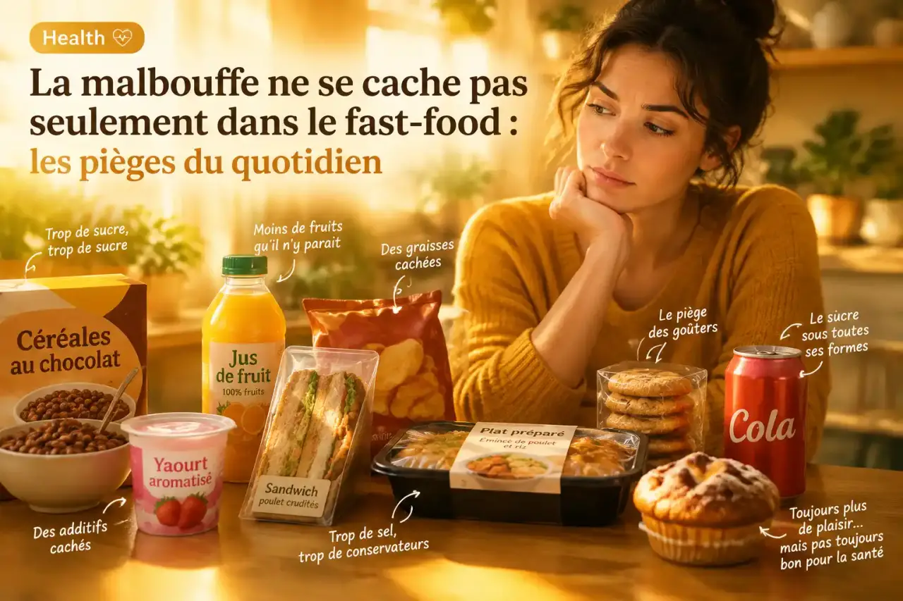 La malbouffe ne se cache pas seulement dans le fast-food : les pièges du quotidien