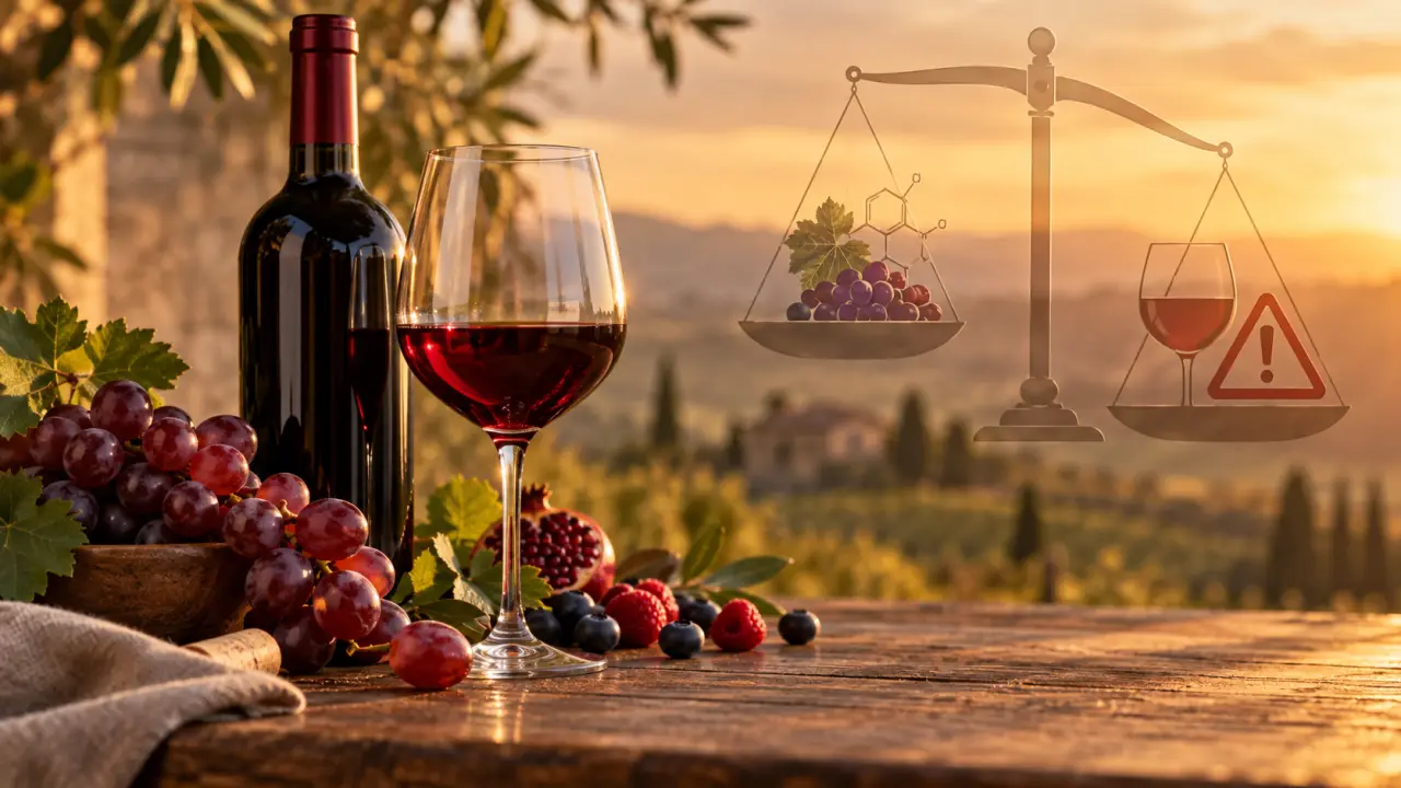 Vin rouge et santé : les polyphénols n’annulent pas les risques de l’alcool