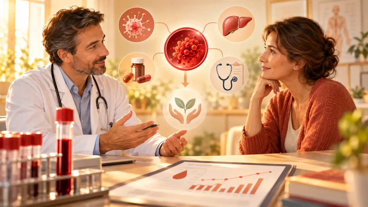 Faire baisser la ferritine : pourquoi traiter la cause compte plus que le chiffre